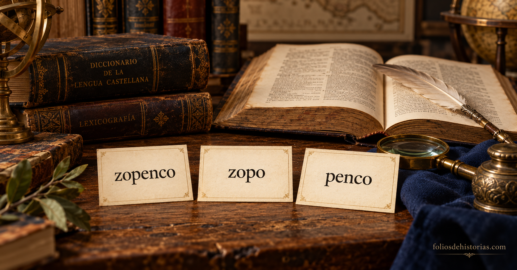 Zopenco, zopo y penco: significado e historia de tres palabras
