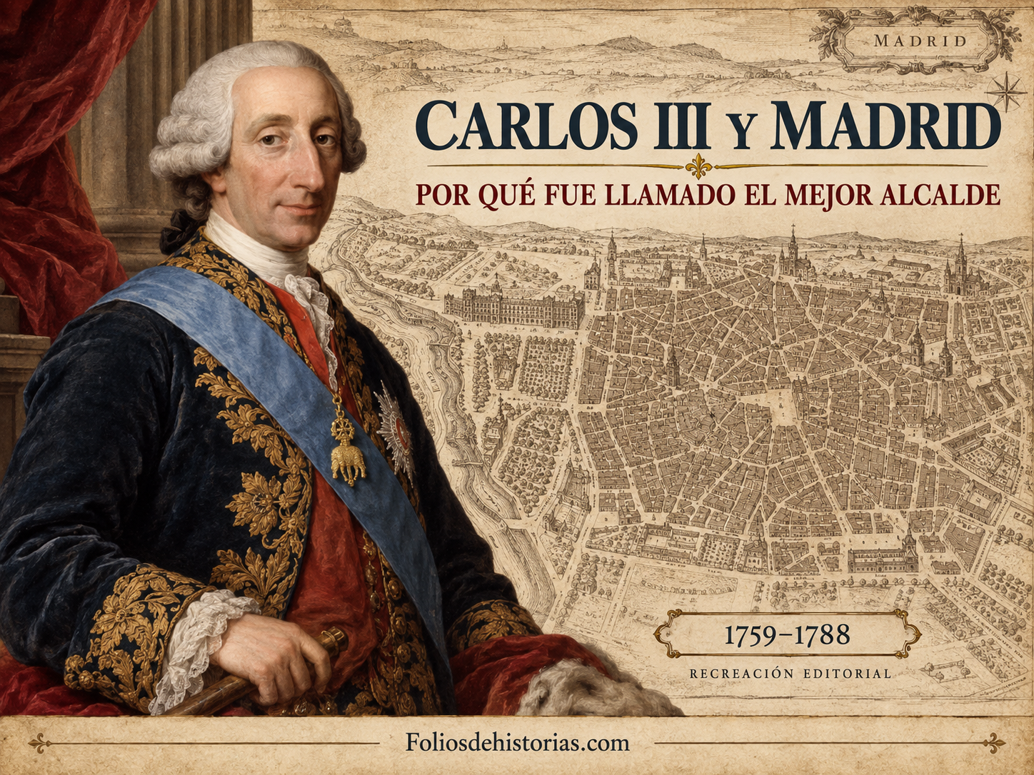 👑Carlos III y Madrid por qué fue llamado el mejor alcalde