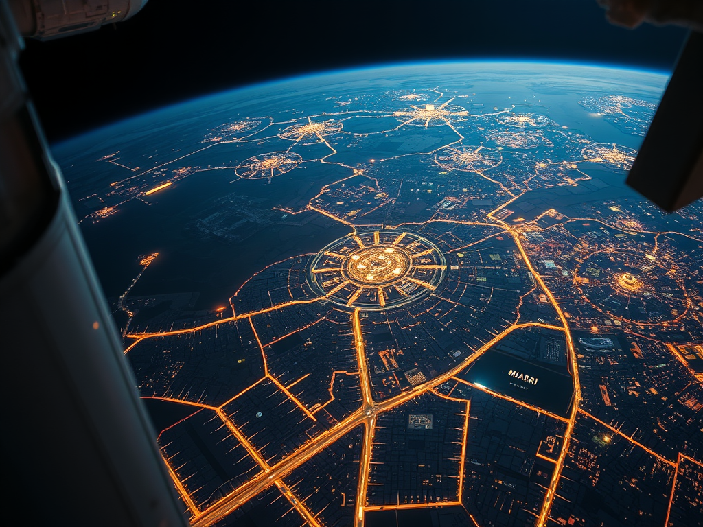 Así se ve Madrid desde la Estación Espacial Internacional