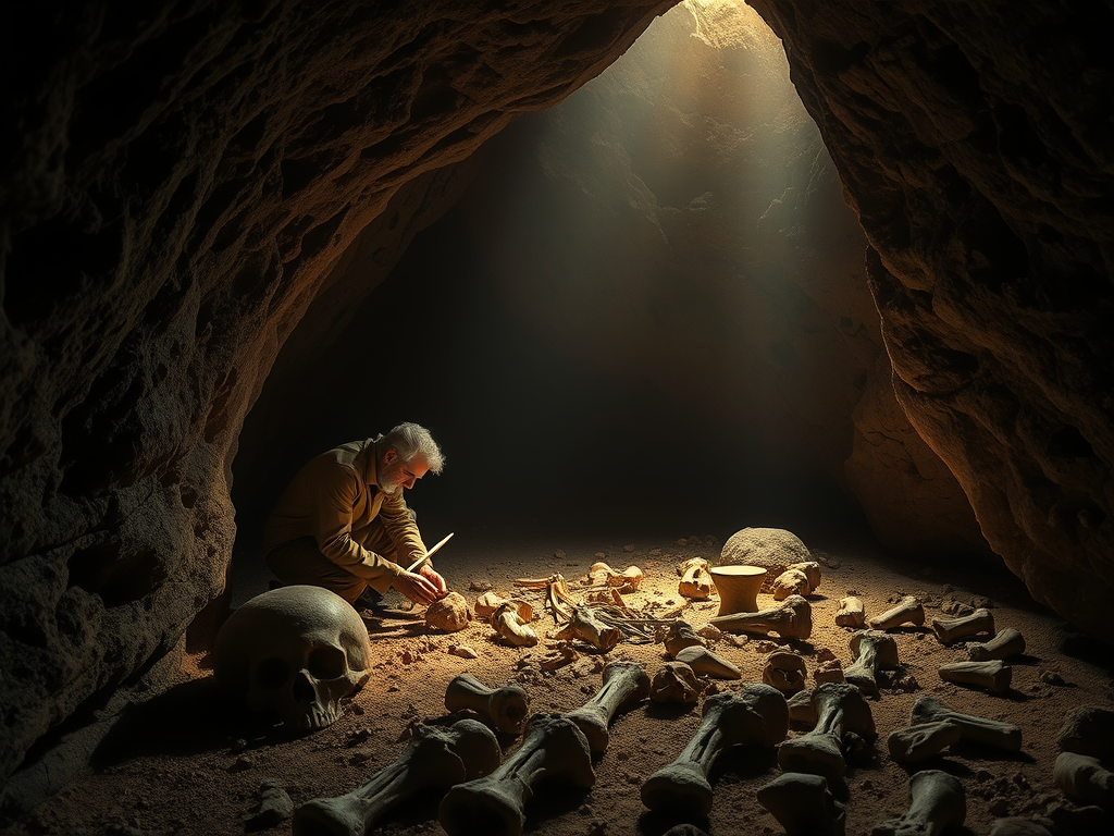 🗺️Hallada en África una gran sima de huesos con una nueva especie humana