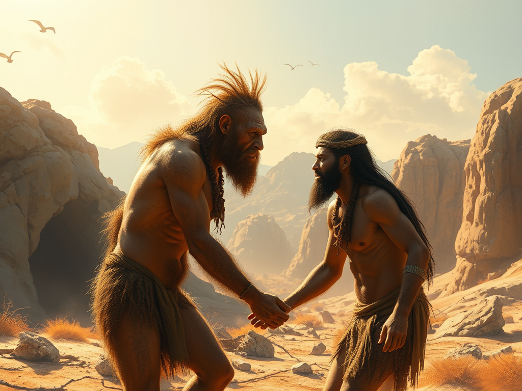 El primer encuentro sexual de neandertales y sapiens