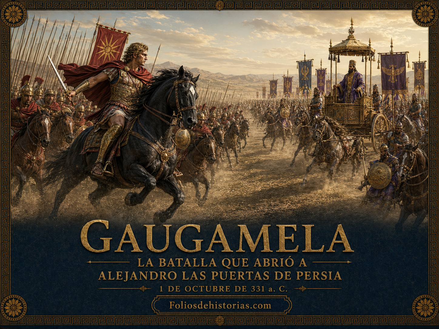 ⚔️ Gaugamela: la batalla que abrió a Alejandro las puertas de Persia