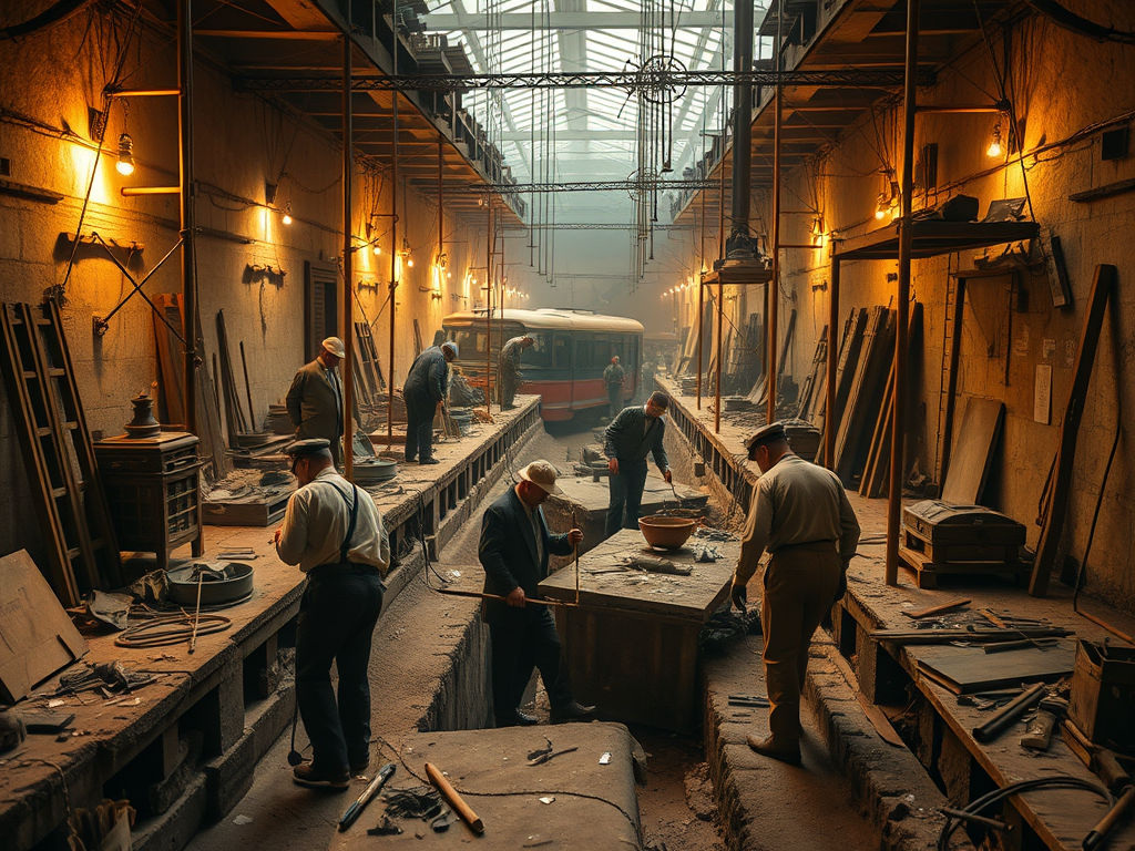 🚇Hace 100 años: el hundimiento en las obras del Metropolitano entre Santo Domingo y la Estación del Norte (23-X-1925)