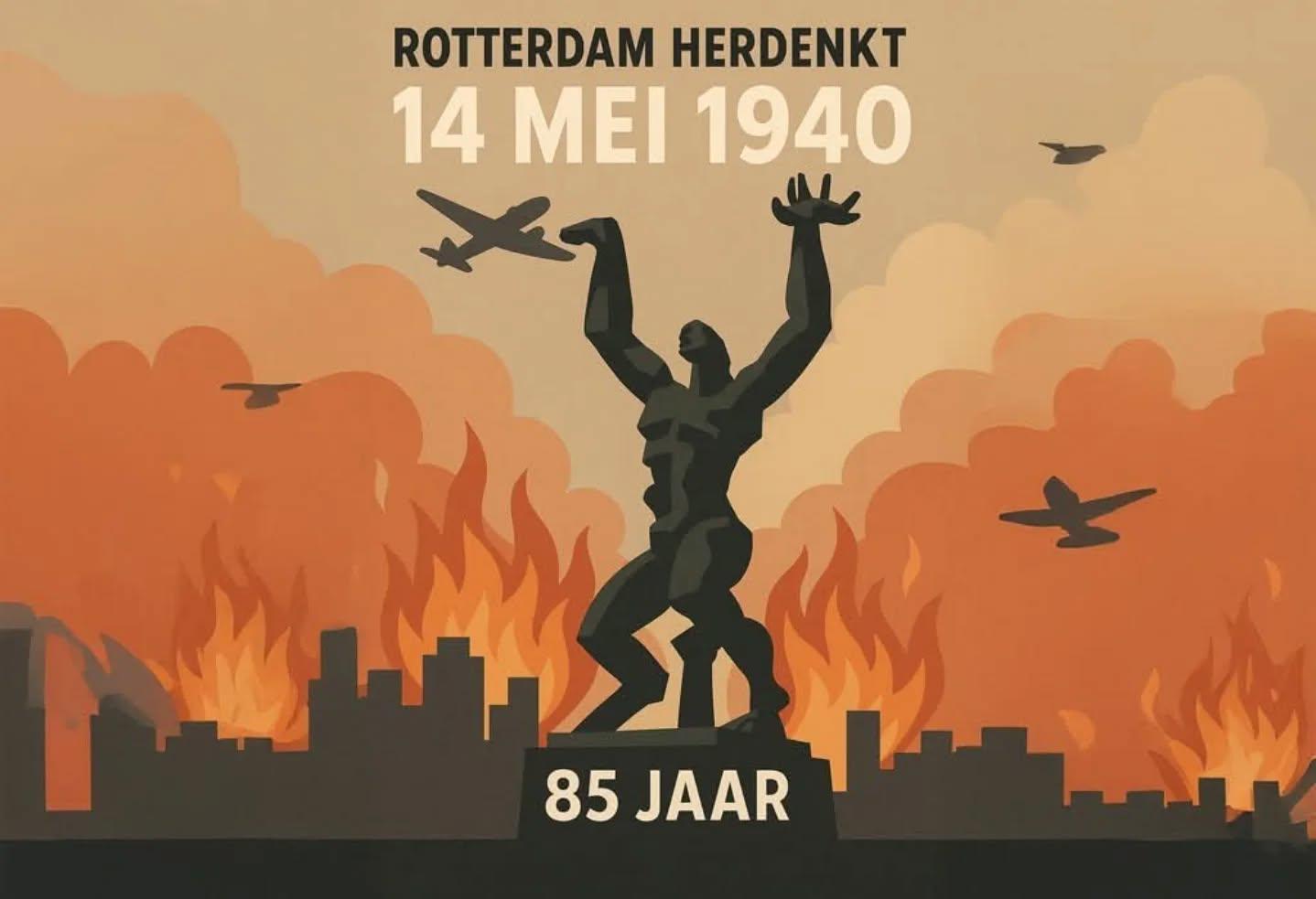 💣💣14 de mayo de 1940 – Róterdam 1940: la ciudad destruida en pocas horas