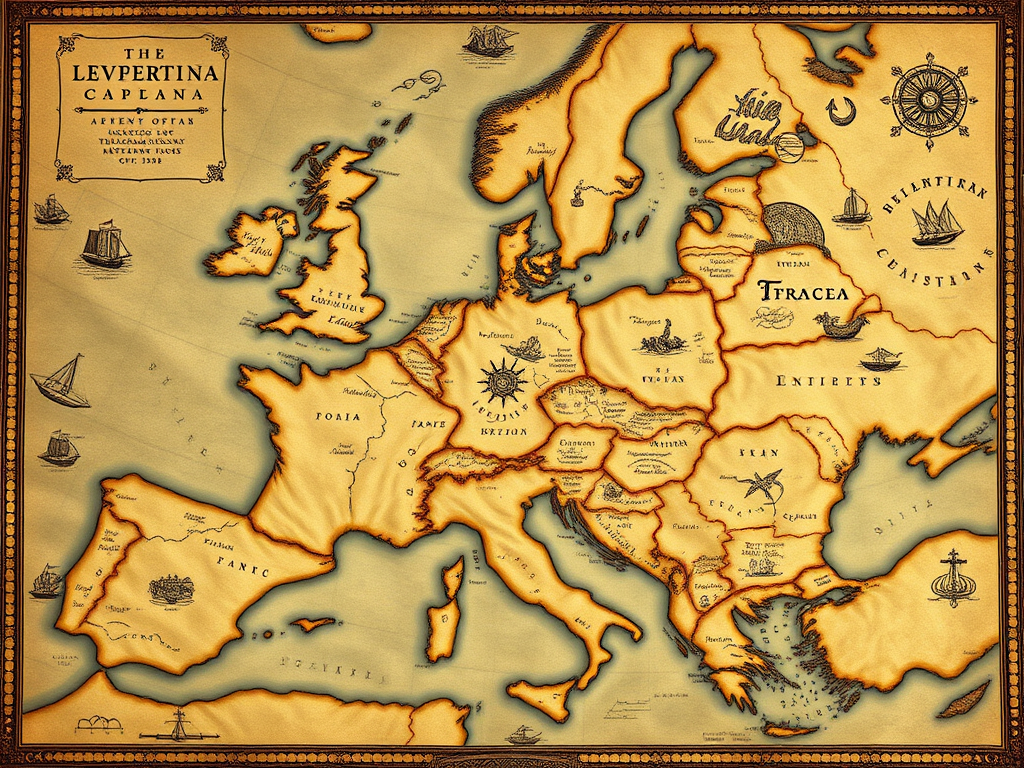 🗺️ Europa al filo del siglo XVII: el mapa de finales del siglo XVI