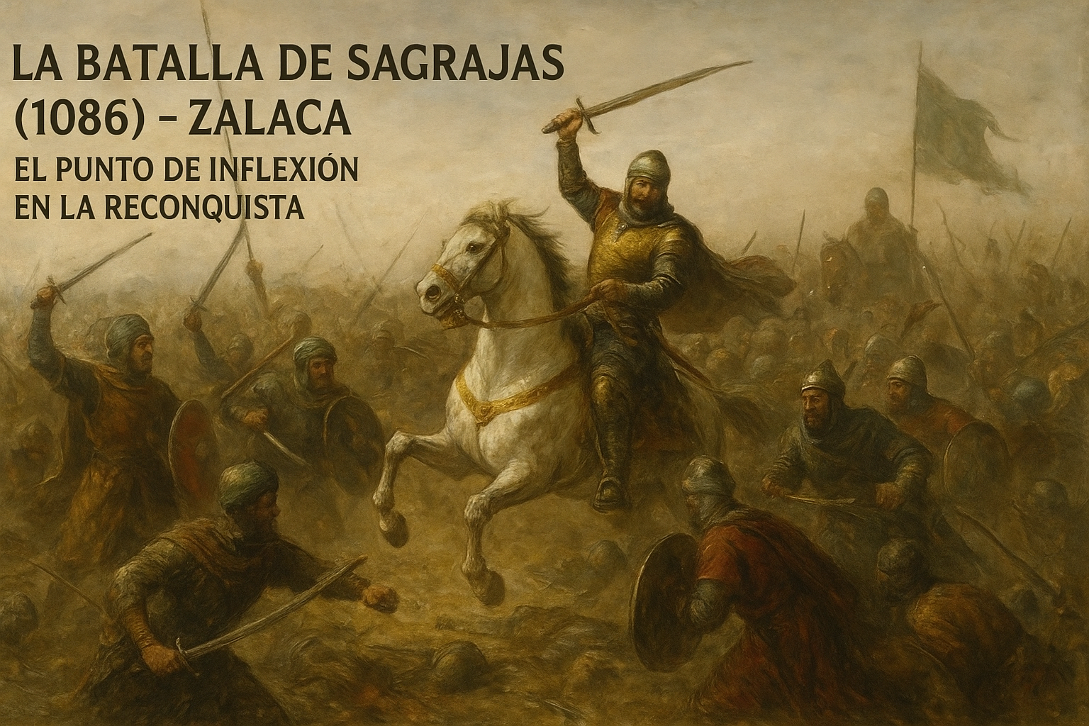 ⚔️ La Batalla de Sagrajas (1086) – Zalaca: el punto de inflexión en la Reconquista