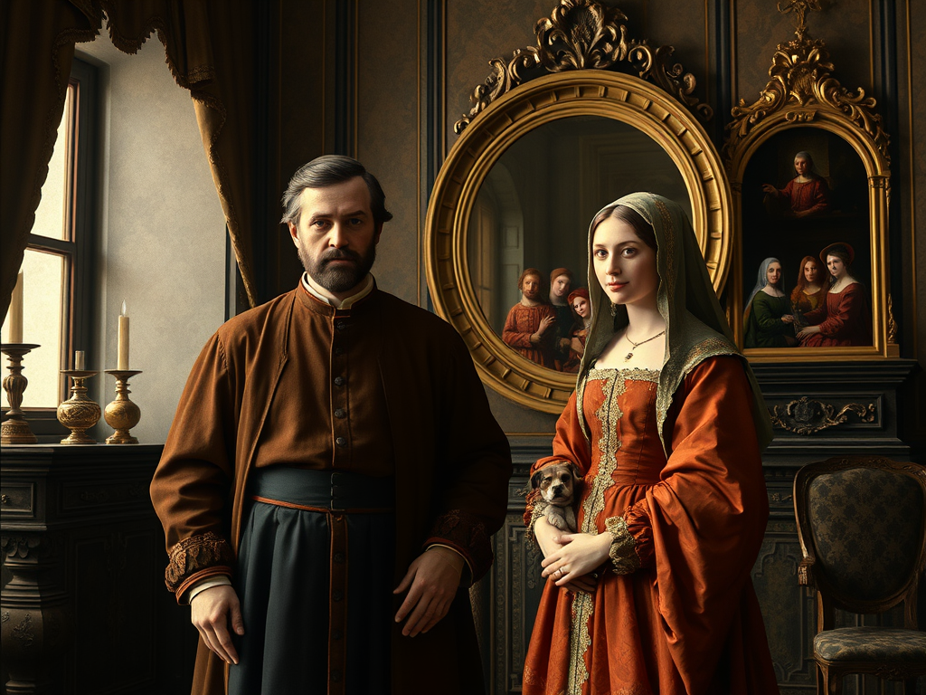 🎨 “El matrimonio Arnolfini” (Jan van Eyck, 1434) – Un contrato visual lleno de símbolos, secretos y artificios flamencos