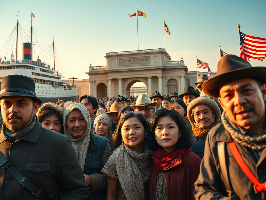 🗽 Inmigración y el “Melting Pot”: Estados Unidos, la Nación que Nunca Dejó de Llegar