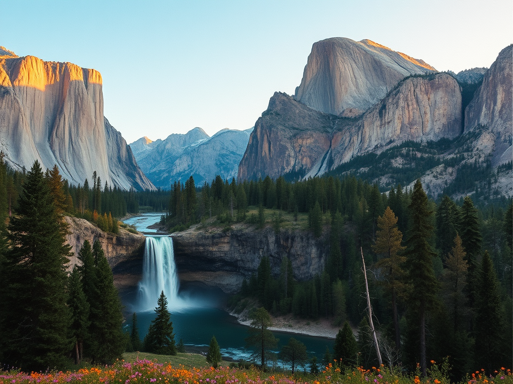 🌄🏞️ Parque Nacional de Yosemite: catedrales de granito, cascadas eternas y naturaleza que desafía el tiempo