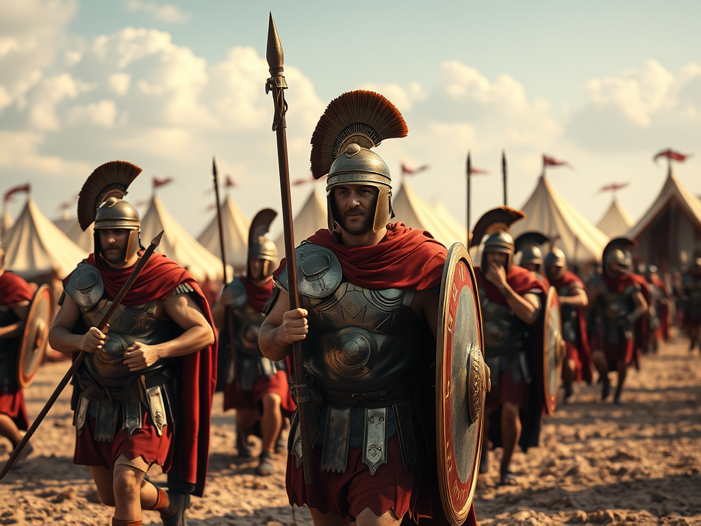 🏕️ Dentro de la legión romana – Vida diaria, campamentos y tácticas de la fuerza que nunca improvisaba