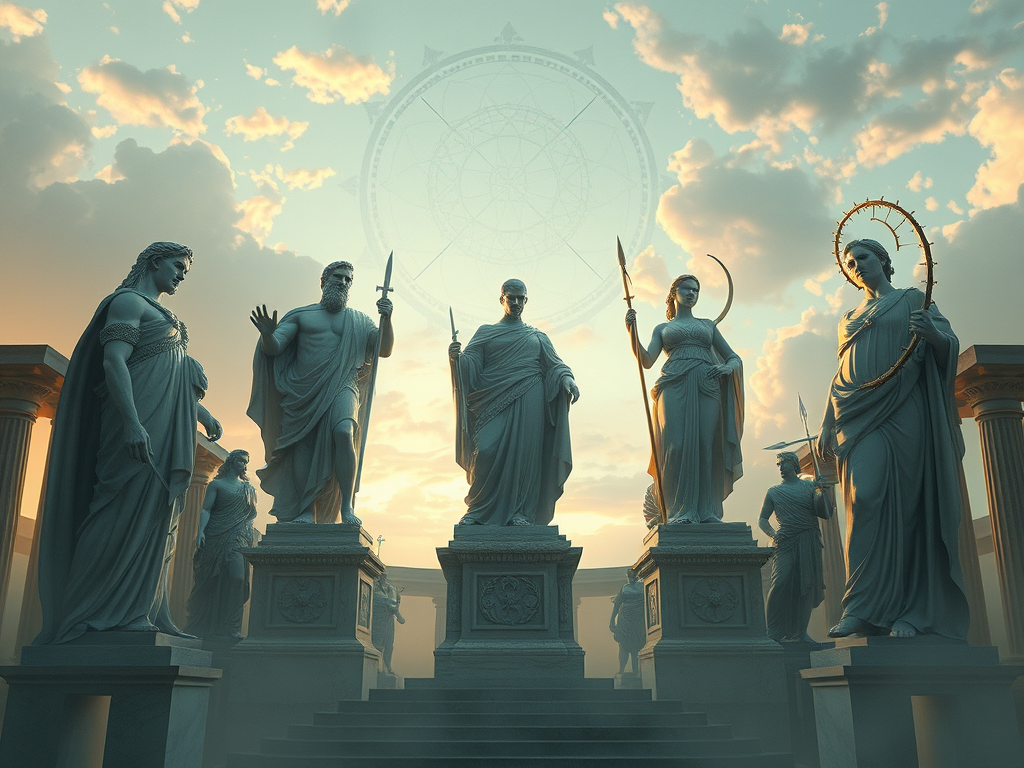 ⚡️🛡️ Dioses griegos y romanos – Entre mitos y memoria: el espejo del alma antigua