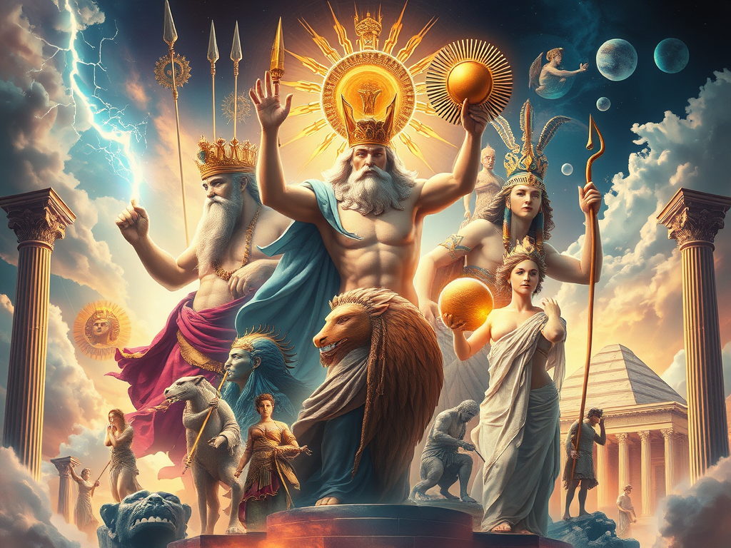 🌌📜 Mitología universal – Índice de los grandes dioses, héroes y figuras legendarias de la Historia