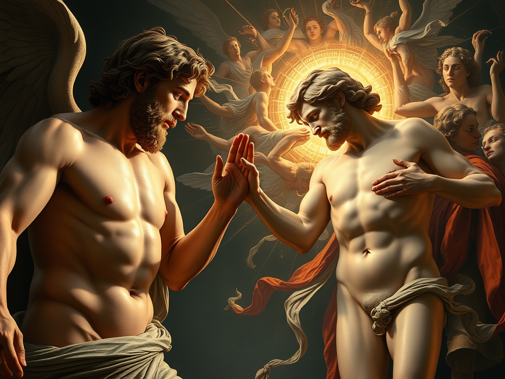 🎨 La Creación de Adán (1511) — El instante eterno en que lo humano y lo divino casi se tocan