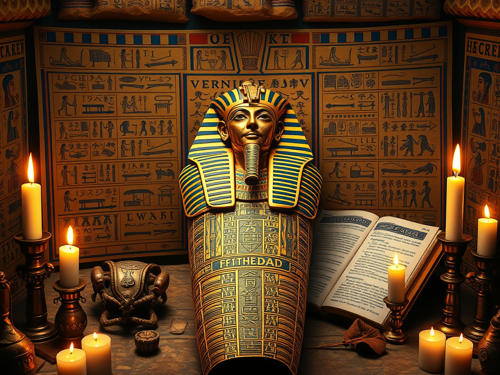 ⚱️📜 Ritual funerario y El Libro de los Muertos – El viaje al Más Allá en el Antiguo Egipto
