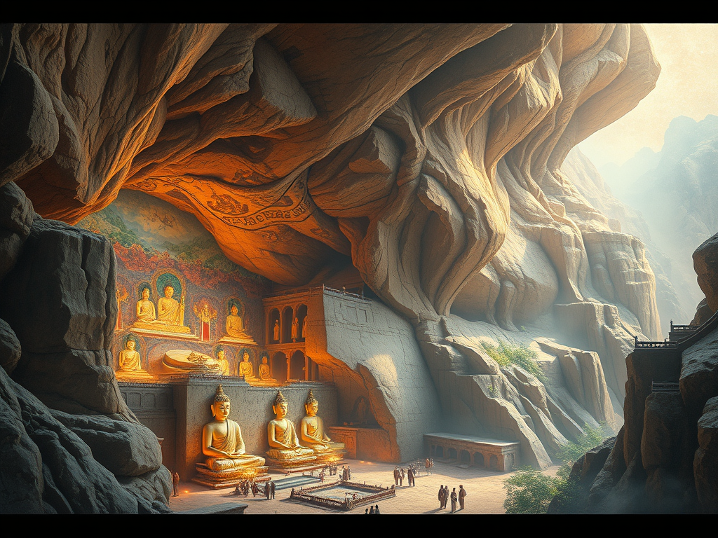 🧭🌄 Las cuevas de Mogao o de los Mil Budas en Dunhuang – El santuario del arte y la espiritualidad en la Ruta de la Seda