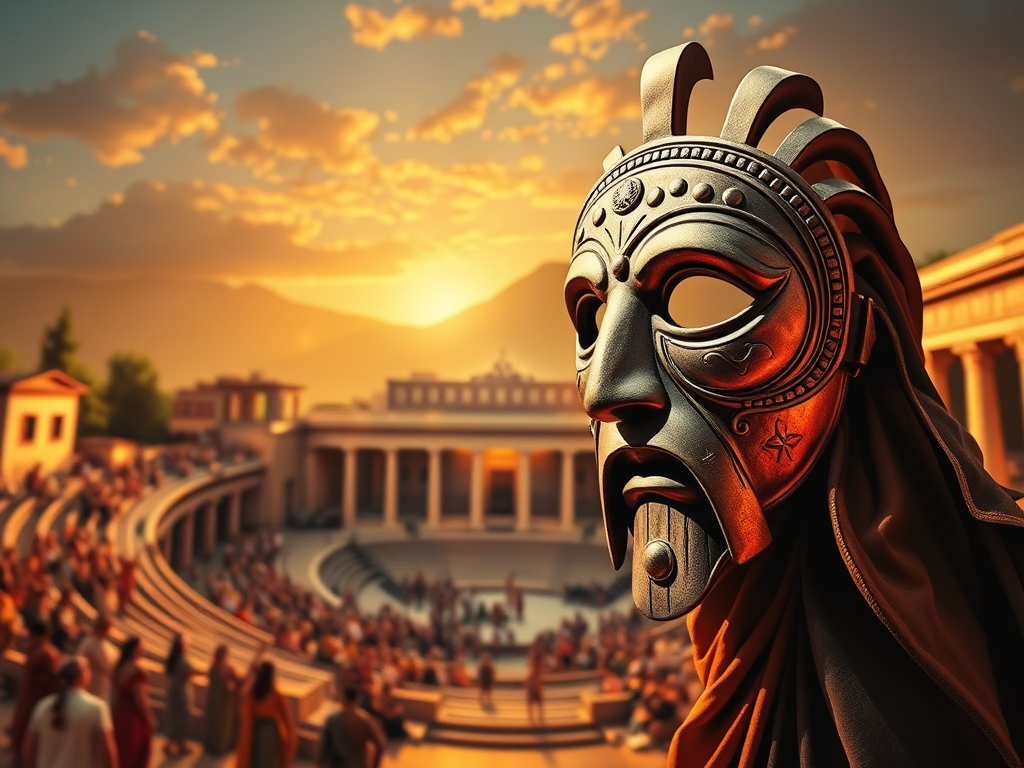 🎭 El origen del teatro en Grecia – Cuando los ritos devinieron drama y la ciudad hizo escena