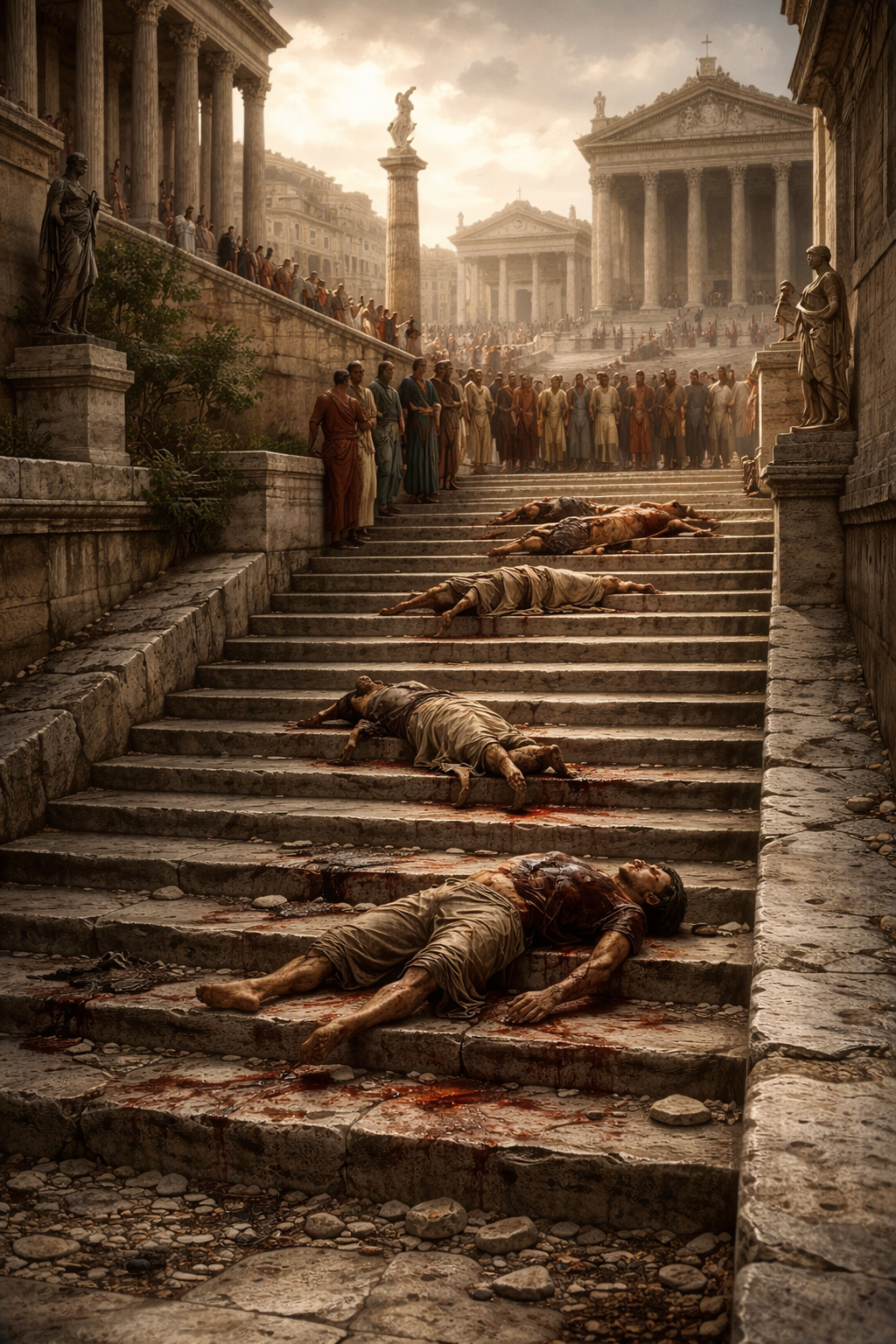 🏛️ Las Gemonias: las escaleras del luto en la Roma imperial - Donde el poder castigaba… y la memoria humillaba