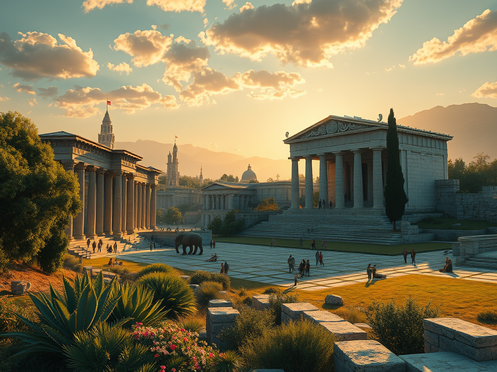 🏛️ La antigua ciudad griega de Olimpia – Donde nació el fuego que encendió a toda Grecia