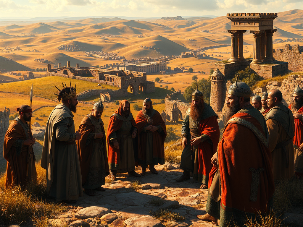 ⚜️ El Reino Merovingio de Austrasia – Cuando un linaje germánico moldeó Europa desde sus fronteras… y nadie lo recordó bien