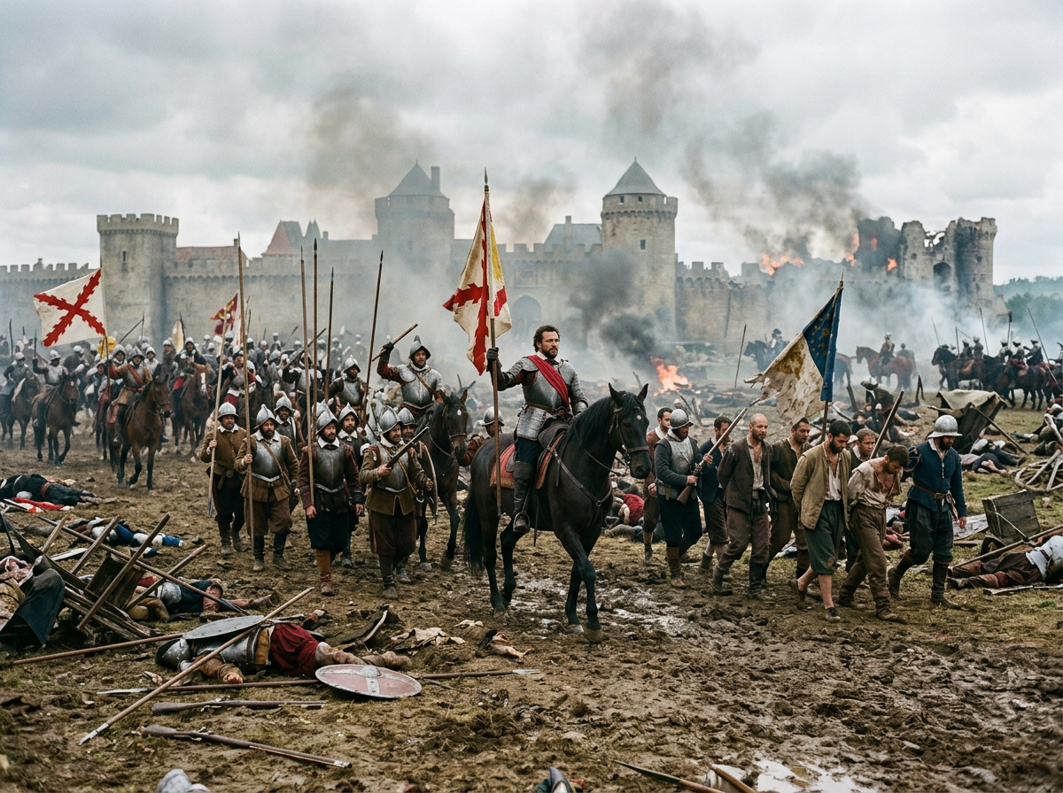 ⚔️ La batalla de San Quintín (1557): la victoria que consolidó el poder de Felipe II y cambió el equilibrio de Europa