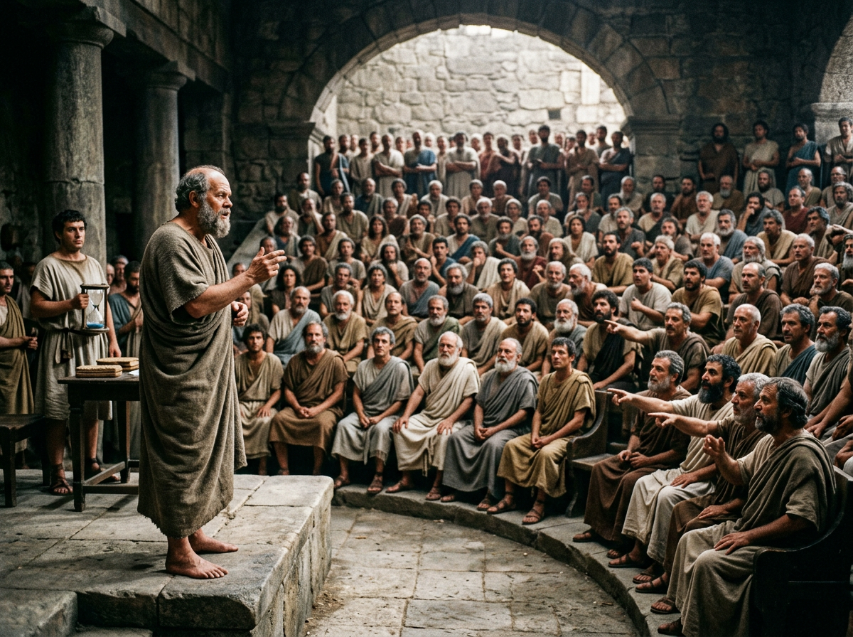 🧠 Sócrates: el hombre que perdió el juicio y ganó la historia