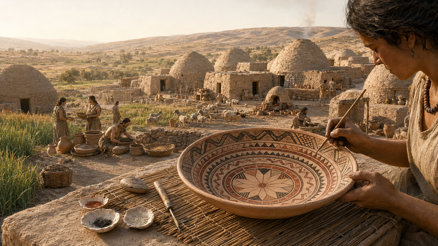 🎨 La cultura Halaf: las aldeas que llenaron Mesopotamia de color